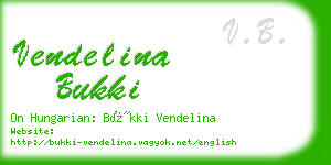 vendelina bukki business card